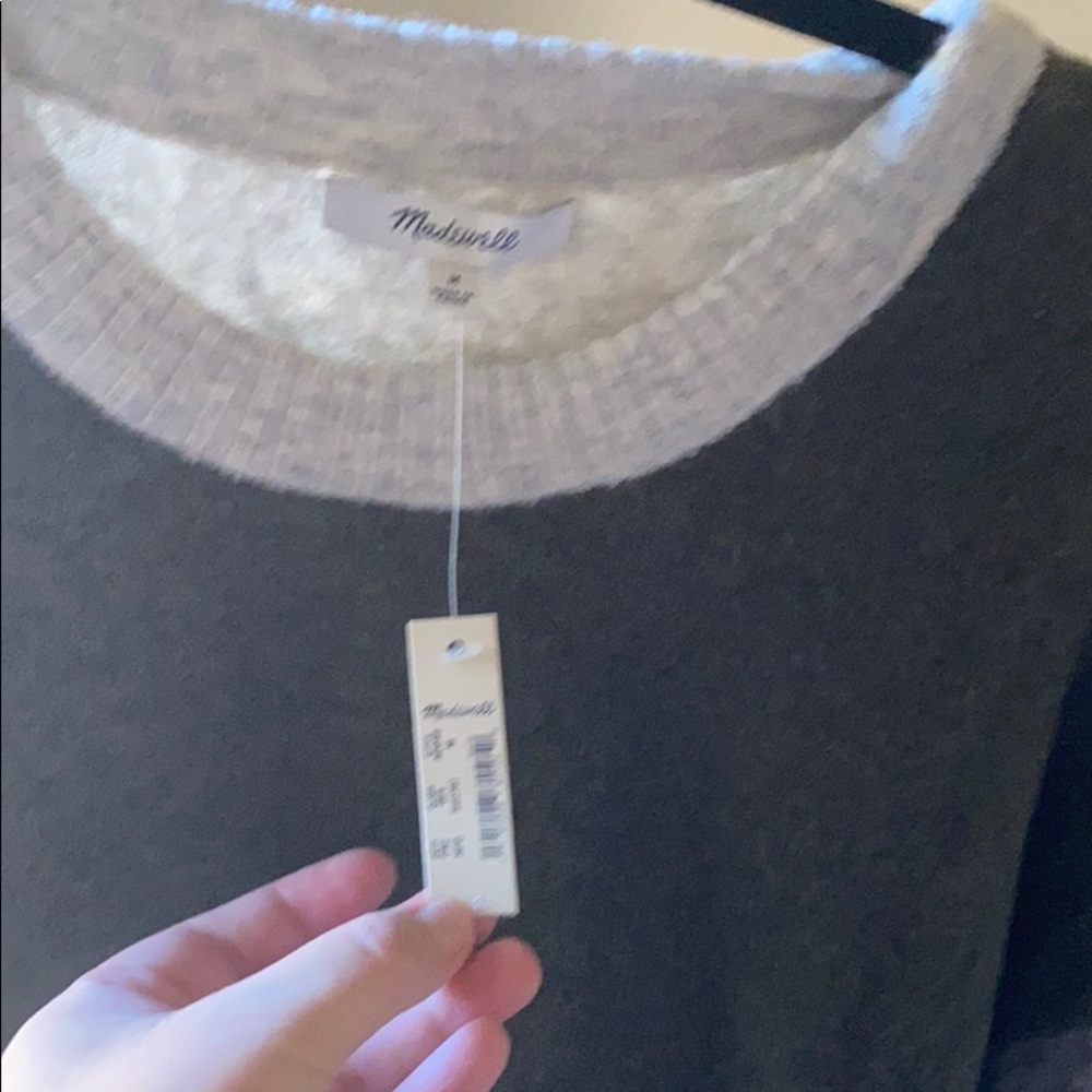 Madewell Colorblock Payton Sweater in Coziest Yarn - Picture 3 of 8